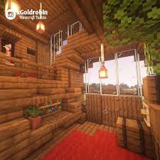 Goldrobin Minecraft Builder En Instagram Modern Wooden House Would You Like To Live There Modern Wooden House Modern Minecraft Houses Wooden House