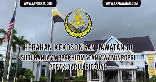 Pelukis pelan (kejuruteraan awam) gred ja19. Jawatan Kosong Di Suruhanjaya Perkhidmatan Awam Negeri Perak Darul Ridzuan Appkerja Malaysia
