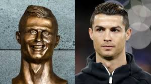 Designed by emanuel santos, the bronze statue netted a resoundingly negative response when it was unveiled in march 2017 as a part of a ceremony renaming madeira's. Dodgy Cristiano Ronaldo Statue Unveiled In His Hometown