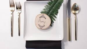 Transform your wedding place card table into a colorful little succulent garden with our signature succulent place card holders! Diy Wedding How To Make Your Own Rustic And Romantic Place Cards Video Abc News