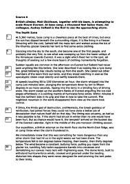 Pause the video and go through the answers carefully. Exemplar Responses To Aqa Paper 2 The Death Zone London Snow Teaching Resources