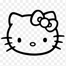 Color it with your most beautiful… Hello Kitty Coloring Book Drawing Hello Kitty Logo Love Purple Png Pngegg