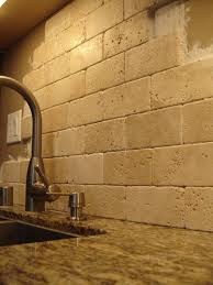Santa Cecilia Granite With Backsplash Ideas Travertine Backsplash Granite Backsplash Backsplash