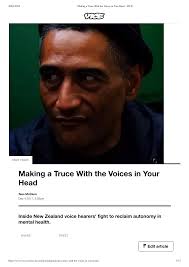 Making a Truce With the Voices in Your Head