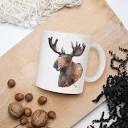 Moose Mug, Ceramic Coffee Mug, Cute Moose Mug, Smiling Moose ...
