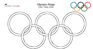 (both the americas are regarded as a single continent, while antarctica is not taken into consideration.) though no color is demarcated to a particular continent or region, various theories tend to associate these colored rings with various citations. Free Olympic Rings Coloring Tracing Pdf Olympic Ring Colors Olympic Rings Coloring Pages