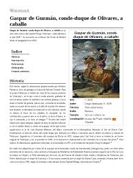 El condeduque de olivares a caballo. Gaspar De Guzman Conde Duque De Olivares A Caballo