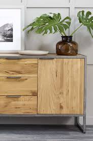 A Stylish Addition To Modern Dining Or Living Rooms This Large Industrial Sideboard From Our Brooklyn Range Is A Real Statement Making Piece It With Images Metal Sideboard