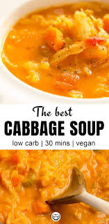 Vegetarian Cabbage Soup Recipe In 2020 Vegetarian Cabbage Soup Cabbage Soup Recipes Healthy Soup Recipes