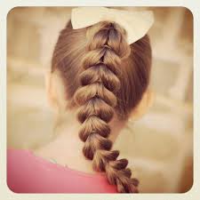 Discover messy buns, twisted braids, pigtails or updos for short to long hair! Pull Through Braid Easy Hairstyles Cute Girls Hairstyles