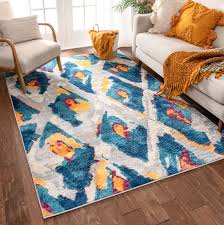 The watercolor collection by safavieh instantly transforms any living space into an abode of inspiration. Well Woven Watercolor Ikat Blue Boho Area Rug 3x5 3 3 X 4 7 Soft Plush Modern Vintage Tribal Lattice Carpet Walmart Com Walmart Com