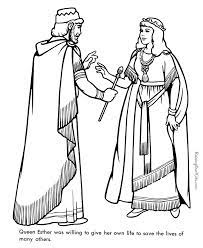 Plus, it's an easy way to celebrate each season or special holidays. Queen Ester Bible Coloring Page To Print 017