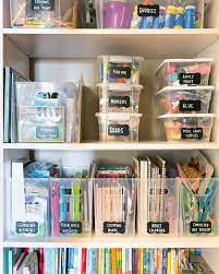 20 Creative Ideas To Organize Your Craft Room Simple Life Of A Lady Craft Closet Organization Organizing Craft Room Kids Room Organization