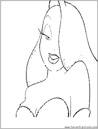 Dogs love to chew on bones, run and fetch balls, and find more time to play! Jessica Rabbit Coloring Page