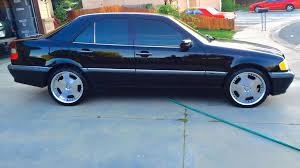 Rocky Baroli S 1998 Mercedes W202 C230 Black On Black With 18 Staggered Ray S Engineering Two Piece Wheels Just Need To Mercedes C230 Mercedes Wheels Benz