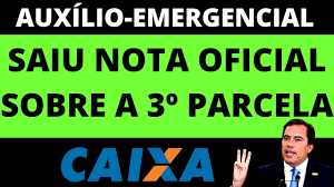 Isso porque, logo no início dos pagamentos, em abril, havia sido estipulado que a terceira parcela seria paga. Urgente Saiu Nota Oficial Sobre A Terceira Parcela Do Auxilio Emergencial Saiba Tudo Youtube