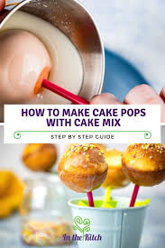 How To Make Cake Pops With Cake Pop Maker How To Make Cake Pops With Cake Mix Recipe Cake Pop Maker Babycakes Cake Pop Maker Cake Pops How To Make