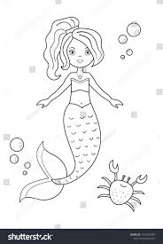 So can assure the most satisfying work professionally. Mermaid Cute Coloring Pages For Kids Drawing With Crayons