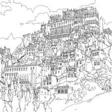 These printable adult coloring pages are for you to find zen amongst beautiful illustrations. Kids N Fun Com 29 Coloring Pages Of Cities