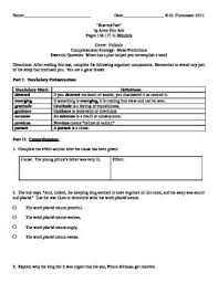 Er was eens een man, dat was een blancaflor zei tegen don pedro: Blancaflor Activity Worksheets Teachers Pay Teachers
