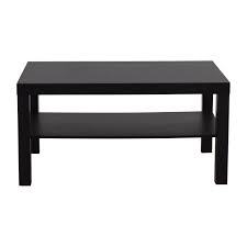 Black and white will always be an amazing color blend but the addition of this hot orange tone is such a genius way to create something unique. Ikea Lack Coffee Table Black Novocom Top