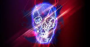 thisnthat bone art digital art illustration skull