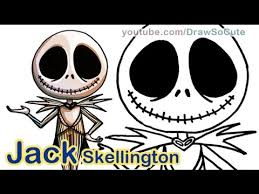 How to draw a face drawing face drawing step by step. How To Draw Animated Jack Skellington Pumpkin King Cute Step By Step Youtube