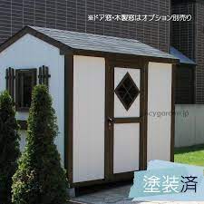 木製 小屋 スモールハウス トレレボリ塗装済 小屋 物置 ハウス