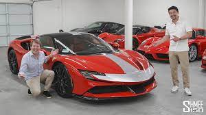 David's car collection holds models ranging from the 288 gto to the latest laferarri, with a lot of others in between. Ferrari Sf90 Stradale Delivery Day David Lee S Newest Supercar In The Garage Youtube