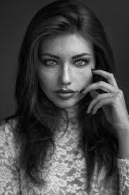 Beauty Black And White Model Photography Photography Tips Use Lightroom To Achieve The Feel Of Black White Film Portrait Portrait Photography Black And White Portraits