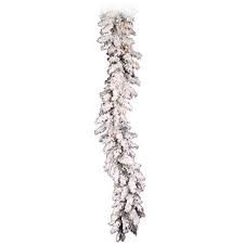 Check out our pine garland selection for the very best in unique or custom, handmade pieces from our shops. Vickerman Pre Lit Flocked Alaskan Pine Garland With 50 Clear Dura Lit Lights 9 Feet Flocked White On Green Buy Online In Bahamas At Bahamas Desertcart Com Productid 49446341