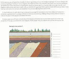 In geology, rock or superficial deposits. Solved In This Exercise You Will Apply The Principles Of Chegg Com