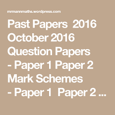 Secondary Checkpoint Mathematics Past Papers Past Papers Mathematics Question Paper