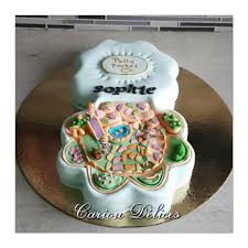 Mon Magnifique Gateau D Anniversaire 30 Ans Surprise Idee De Mon Cheri Et Vol De Polly Pocket Realis Themed Cakes Polly Pocket Cake Design