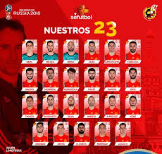 Lđbđ hà lan (knvb) xác nhận: Chinh Thá»©c Danh Sach Ä't Tay Ban Nha Dá»± World Cup 2018