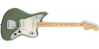 Fender American Pro Jaguar Antique Olive Maple Guitar