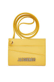 Jacquemus Le Porte Carte Leather Cardholder Yellow