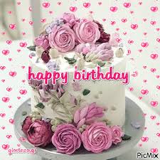 Great gif of a happy birthday wishes for a girl. Happy Birthday Picmix Happy Birthday Cake Images Happy Birthday Cakes Happy Birthday Greetings Friends