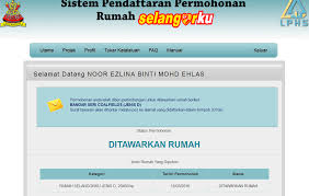 Maklumat lanjut & pertanyaan semakan permohonan rumah selangorku. Mrs Hary Ditawarkan Rumah
