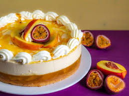 Pfirsich Maracuja Torte Mit Maracuja Creme Ofenkieker Rezept Pfirsich Maracuja Torte Maracuja Torte Pfirsichcreme Torten