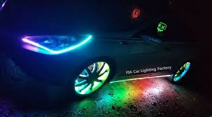 Fiacarlighting 4pcs 15 5 Chasing Led Wheel Lights 2pcs 6 5ft Underglow Strips Fiacarlightingfactoryfiacarjhblighting In 2020 Lights Ebay Search Car Lights