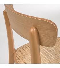 Madeira de pinho e contraplacado pernas: Cadeira Romane Madeira Macica Chapa De Freixo E Rattan Centrolandia