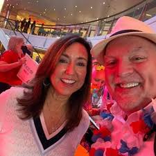 Today the CDC stands for CHRISTINE DUFFY'S CRUISERS. This is what it means  to Clay. To be greeted by our President Christine Duffy. His fun is back  ......yippppeeeeee