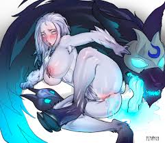 Kindred having fun with her dear Wolf. (Piyay23) - League of Hentai