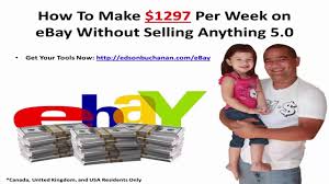 Buy & sell electronics, cars, clothes, collectibles & more on ebay, the world's online marketplace. How To Make Money On Ebay Without Selling Anything Make 1297 Per Week Selling On Ebay Youtube