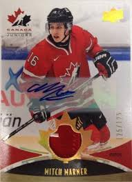 Team Canada Juniors Patch Auto Mitch Marner Team Canada Hockey Cards Teams