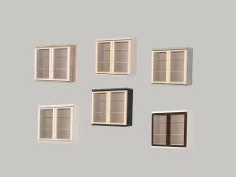 kitchen jen wall cabinet (glass doors