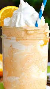 Dreamy Orange Creamsicle Shake 3 Ingredients And 5 Minutes Is All That Is Standing Between You And This Fabulous Sh Shake Recipes Dessert Drinks Yummy Drinks