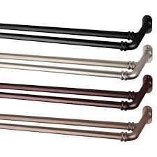 This rod set will look perfect in bedrooms, living rooms, dining rooms and the office. Instyledesign Lotus Adjustable Antique Cocoa Double Curtain Rod Cocoa 66 To 120 Inch Window Treatment Hardware Home Kitchen