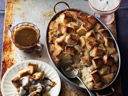 French Toast Bread Pudding With Pumpkin Maple Syrup Recipe Chris Santos Food Network